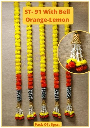 Golden ST 91 Gonda Ladi With Bell Orange Lemon For Decoration At Best