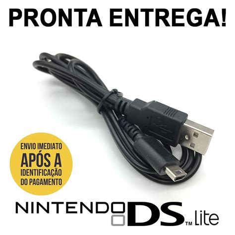 Cabo Usb Carregador Novo Para Nintendo Ds Lite Ndsl Escorrega O Pre O