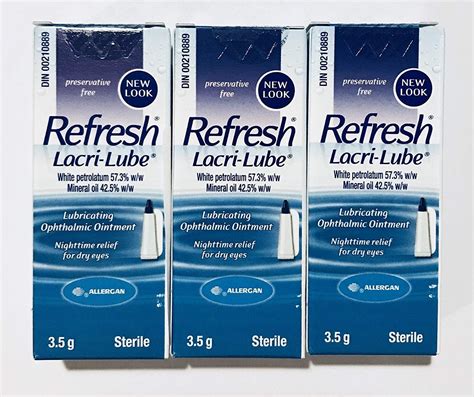 Refresh Lacri Lube Lubricant Eye Ointment 350 G Pack Of 3