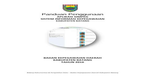 Panduan Penggunaan Bkd Batangkab Go Idbkd Batangkab Go Id Wp Content