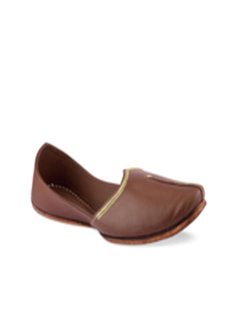 Buy Desi Colour Men Brown Mojaris Casual Shoes For Men 12748026 Myntra