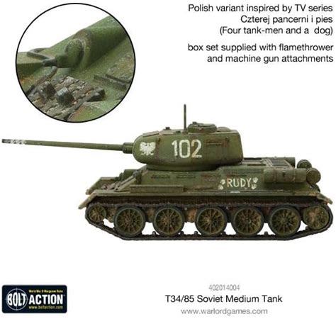 Bolt Action Soviet T Tanque Mediano Wwii Guerra Mundial Kit De