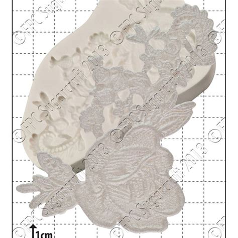 Rosamund Lace Cake Decorating Silicone Mould By Fpc Moulds