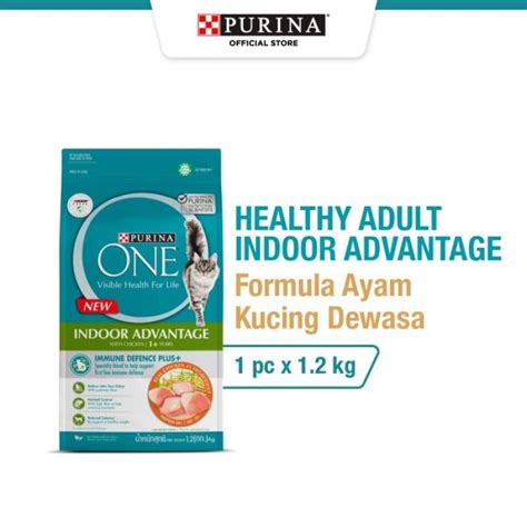 promo purina  healthy indoor chicken makanan kering kucing dewasa