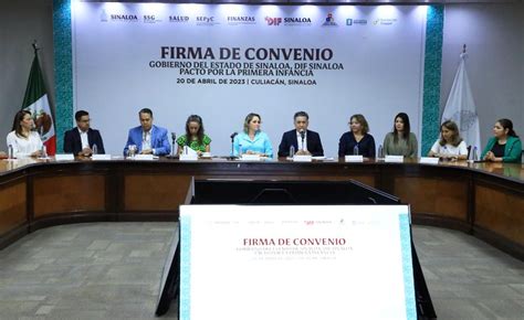 Gobierno Del Estado Y Dif Sinaloa Firman Convenio Con La Asociaci N