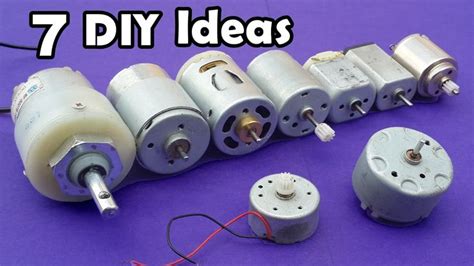 7 Useful DIY Ideas from DC Motor - Compilation | Eletrônicos diy ...