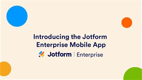 Webinar Introducing The Jotform Enterprise Mobile App Youtube