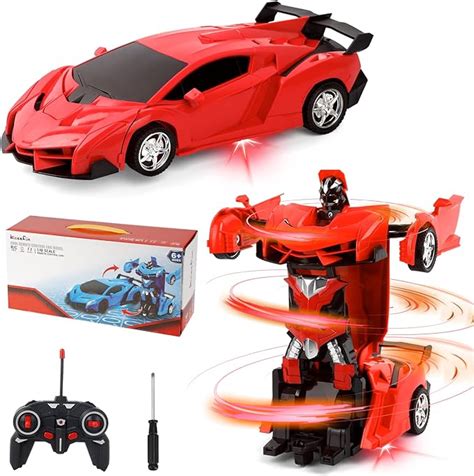 Amazon Kizeefun Remote Control Car Rechargeable Transformable