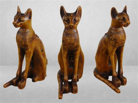 Duża Figurka Kot Bogini Bastet pamiątka Egipt 28cm Lublin Kup teraz