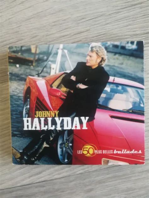 CD JOHNNY HALLYDAY LES 50 PLUS BELLES BALLADES DIGIPACK 3 CD 50