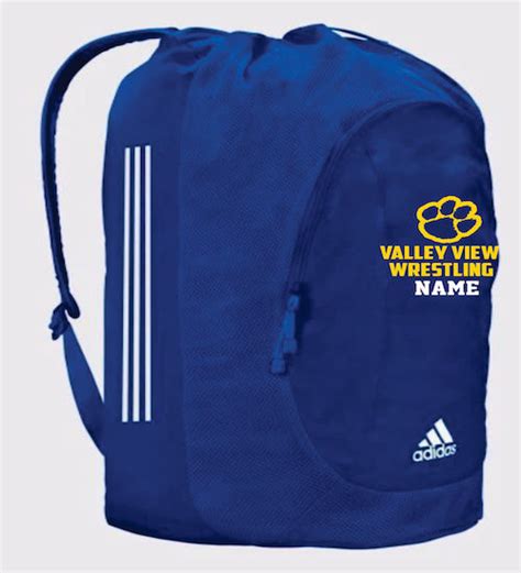 Royal Blue Adidas Wrestling Backpack with Logo- VVWR | Battaglias ...