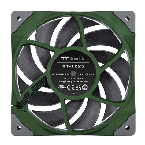 Case Fan พัดลมเคส Thermaltake Toughfan 12 Racinng Green Cl F117