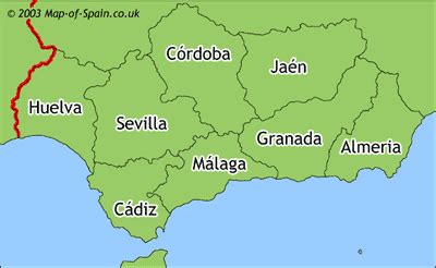 Map of Andalucia map, Andalusia maps