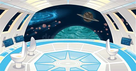 Spaceship interior. stock vector. Image of universe, interior - 14641474