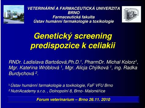 Genetický screening predispozice k celiakii PDF Free Download