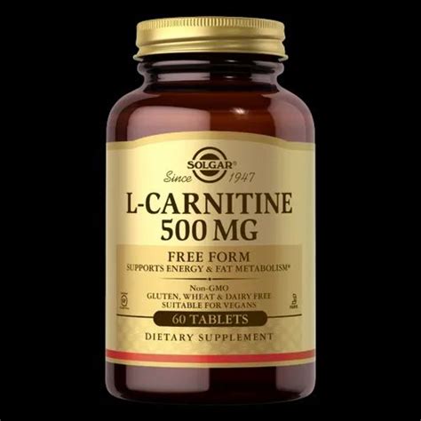 Solgar L Carnitine Mg Tabs Maple Herbs At Rs L