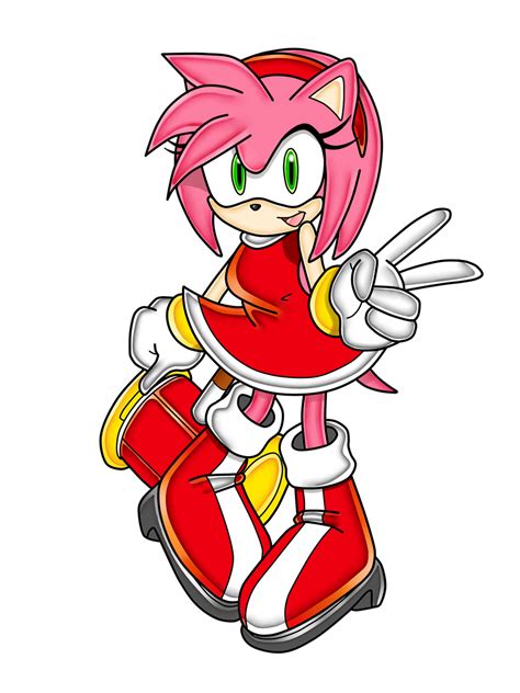 Amy Rose Color By Vayrynenite On Deviantart