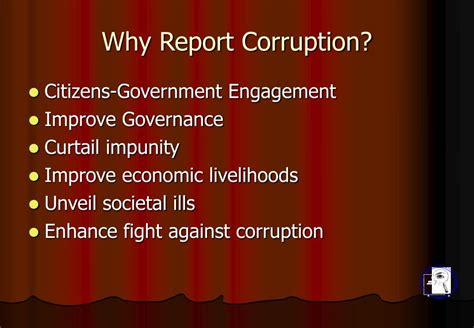 Ppt Reporting Corruption Powerpoint Presentation Free Download Id4912702