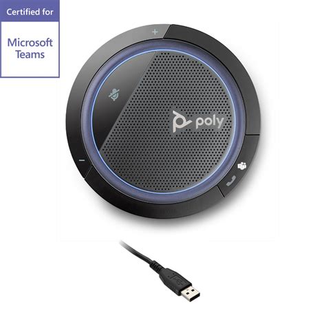 Poly Calisto 5300-M Bluetooth And Corded USB-A Speakerphone - MS Teams Certified (215436-01 ...