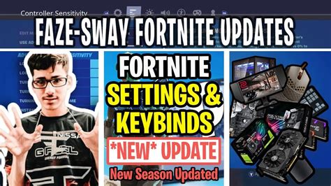 Faze Sway Fortnite Settings Controller Binds Sensitivity Gear And