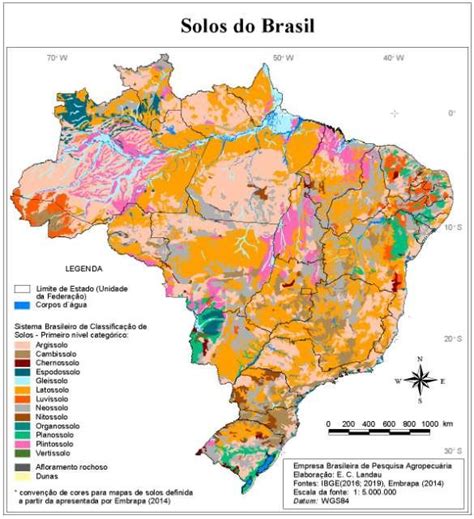 2 Mapa de solos do Brasil primeiro nível categórico 5 Download