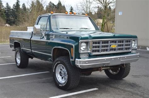 1 Owner 1978 Chevy K20 Scottsdale Regular Cab 4x4 Only 106689