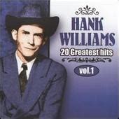 Hank Williams Album Greatest Hits Vol