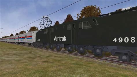 Gg1 Amtrak Open Rails Train Simulator Youtube