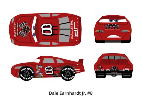 Cars 1 Racer - Dale Earnhardt Jr. by McSpeedster2000 on DeviantArt