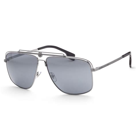 Versace Men S Ve G Fashion Mm Gunmetal Sunglasses