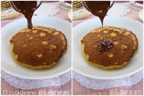 Tortitas Americanas Rellenas De Chocolate Cocina