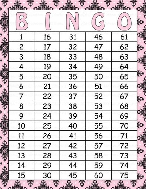 Bingo De Numeros Del 1 Al 100 Para Imprimir Givingyour Images