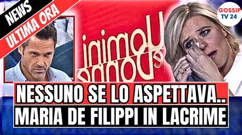 MARIA DE FILIPPI IN LACRIME LA TERRIBILE NOTIZIA DI POCO FA SU MARCO