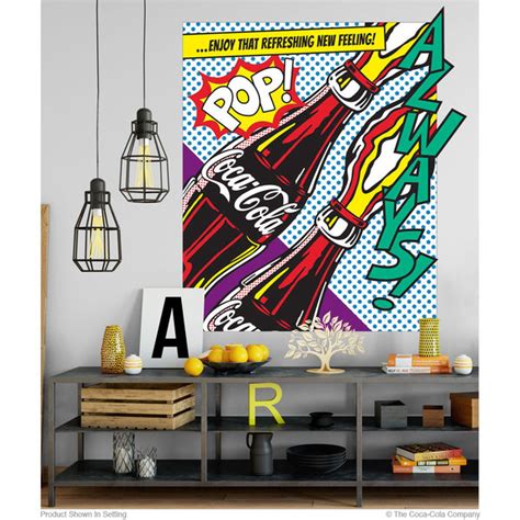 Coca Cola Always Pop Art Wall Decal Retro Planet