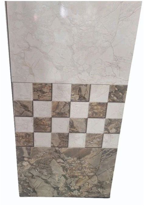 High Glossy 9mm Ceramic Wall Tiles Size 2x4 Feet 600x1200 Mm At Rs