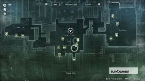 Destiny 2 Tower secrets - Floor is Lava, Tower Ball, secret room location and other Tower Easter ...