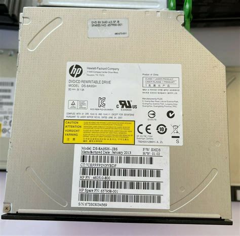 HP Multi DVD RW Writer Drive DS 8A9SH JBS 460510 800 657958 001 EBay