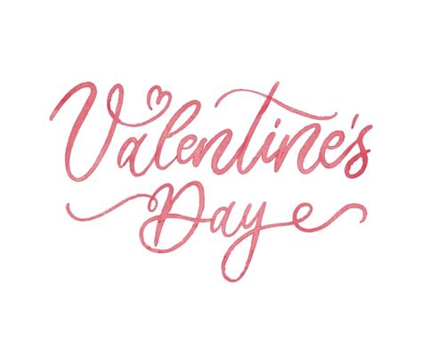 Premium Vector Happy Valentines Day Typography Poster With