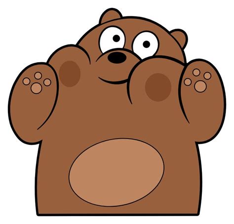 We Bare Bears Grizz Very Closely We Bare Bears We Bare Bears