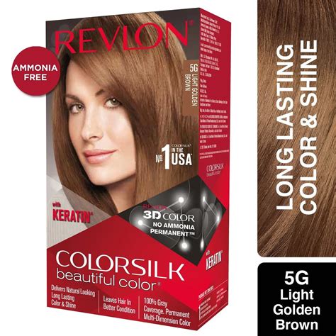 REVLON COLORSILK LIGHT GOLDEN BROWN 5G Hair Color