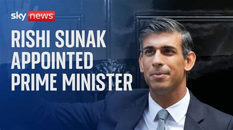 In Full Rishi Sunak Appointed Prime Minister And Gives First Speech