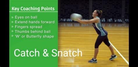 Catch And Snatch Ball Skills Netball Drills Sportplan