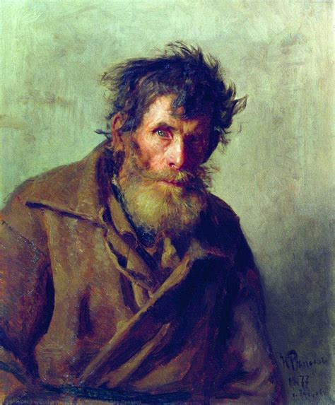 Oil Painting Replica A Shy Peasant 1877 By Ilya Yefimovich Repin 1844