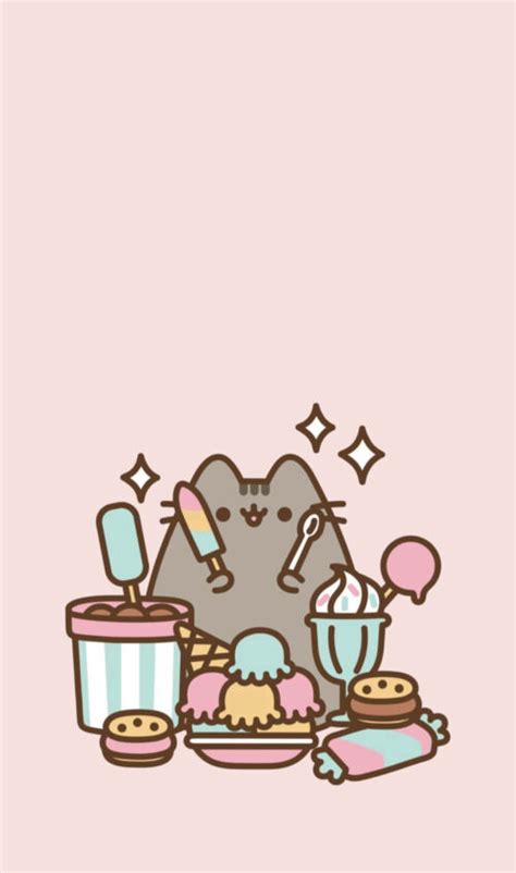 Pusheen Background Wallpaper - EnWallpaper