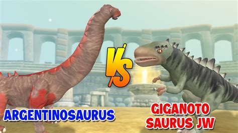 Argentinosaurus Vs Giganotosaurus