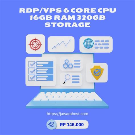 Jual RDP VPS 6 CORE CPU 16GB RAM FULL GARANSI 1 BULAN Shopee Indonesia