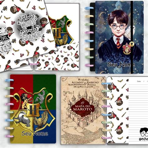 Caderno De Disco Inteligente A E Universit Rio Harry Potter