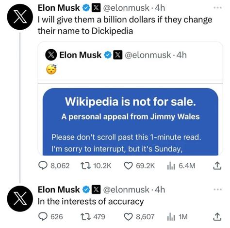 Elon Musk Offers 1 Billion To Wikipedia A Bold Proposal