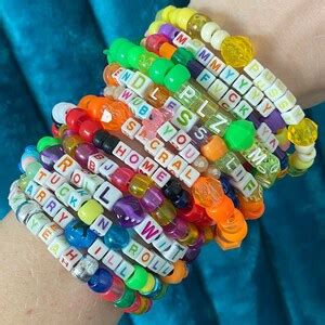 15 Kandi Bracelets Grab Bag Random Assortment Etsy