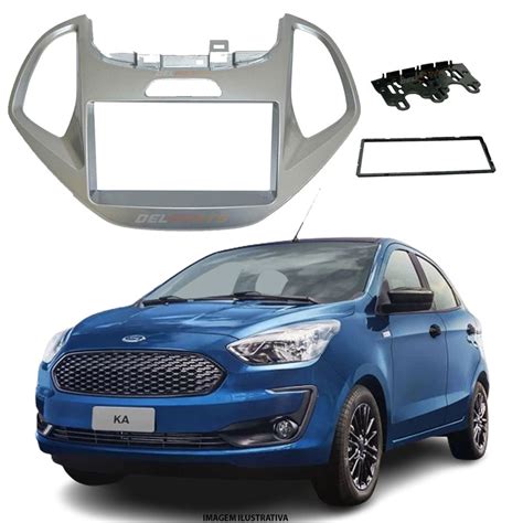 Comprar Moldura Painel Din Ford Ka A Prata Em At X